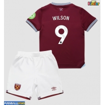 West Ham United Callum Wilson #9 Heimtrikotsatz Kinder 2025-26 Kurzarm (+ Kurze Hosen)